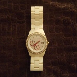 Armani Exchange White Watch